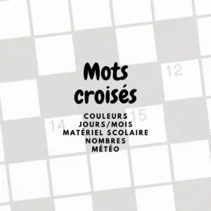Mots croisés